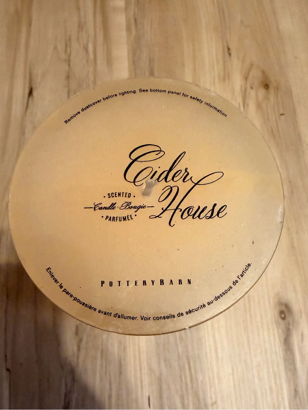Pottery Barn Cider House Candle - Large